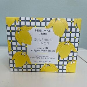 Beekman 1802 pure goat milk body cream sunshine lemon 16 fl oz